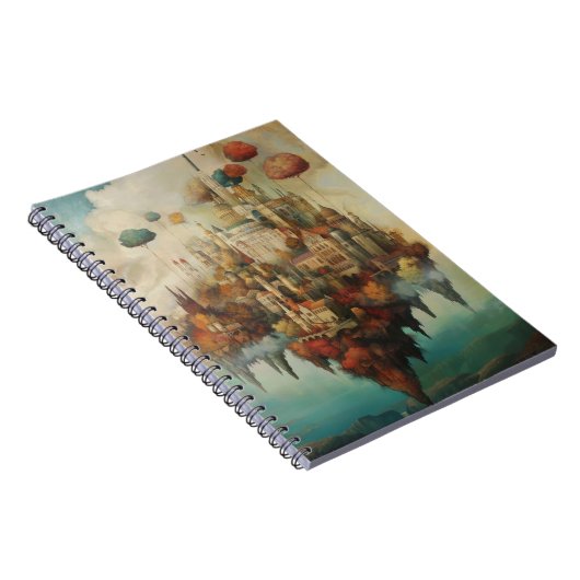 Apophenic Air Castle - Surreal Fantasy Fine Art Notitieboek (Rechterzijde)