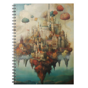 Apophenic Air Castle - Surreal Fantasy Fine Art Notitieboek