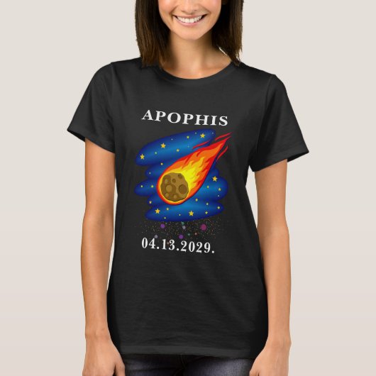 Apophis 2029 planetoïde object 99942 astronomie ru t-shirt (Voorkant)