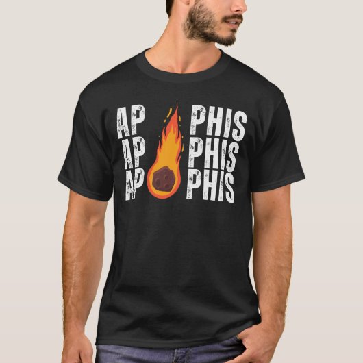 Apophis 2029 planetoïde object 99942 astronomie ru t-shirt (Voorkant)