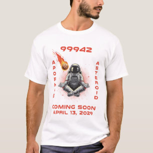 Apophis 99942 13 april 2029 Asteroïde Komeet Meteo T-shirt