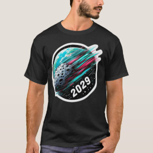 Apophis asteroïde 2029 Cool Science komeet en ruim T-shirt