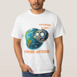 Apophis asteroïde komt binnenkort t-shirt