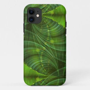 Apophysis Fractal Art I - groen Case-Mate iPhone Case