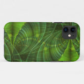 Apophysis Fractal Art I - groen Case-Mate iPhone Case (Achterkant (horizontaal))