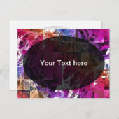 Apophysis Fractal Art - spinweb Sjabloon Briefkaart (Voorkant / Achterkant)