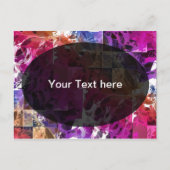 Apophysis Fractal Art - spinweb Sjabloon Briefkaart (Voorkant)