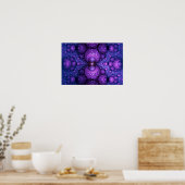 Apophysis Fractal - atomaire fusie Poster (Keuken)