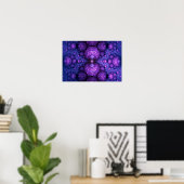 Apophysis Fractal - atomaire fusie Poster (Thuiskantoor)
