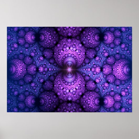 Apophysis Fractal - atomaire fusie Poster (Voorkant)
