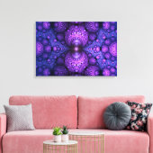 Apophysis Fractal - Atomen Fusion - triptych Canvas Afdruk (Insitu (Woonkamer))