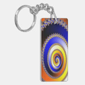 Apophysis Fractal Decor - spiraal Sleutelhanger (Voorkant Links)