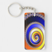 Apophysis Fractal Decor - spiraal Sleutelhanger (Voorkant)