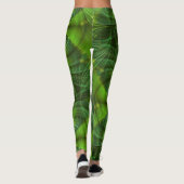 Apophysis Fractal green I Leggings (Achterkant)