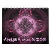 Apophysis Fractals 2012 Agenda Kalender (Hoes)