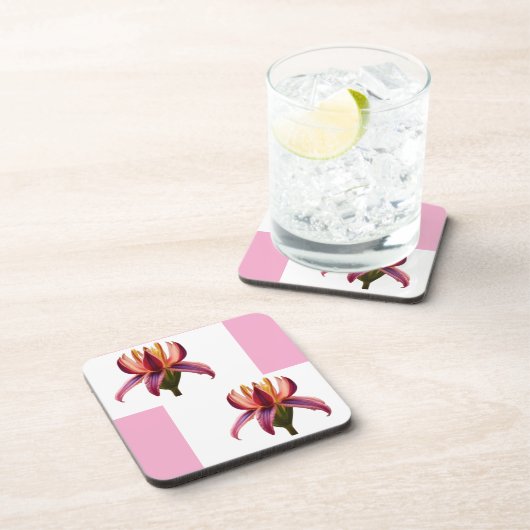 Aporta-copos de plástico  Flor Bier Onderzetter (Rechterzijde)