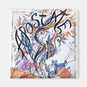 Apostaat Colorful Free Doodle Tekening Magneet (Voorkant)