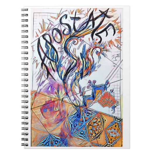 Apostaat Colorful Free Doodle Tekening Notitieboek (Voorkant)