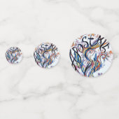 Apostaat Colorful Sketch Doodle Tekening Confetti (Voorkanten)