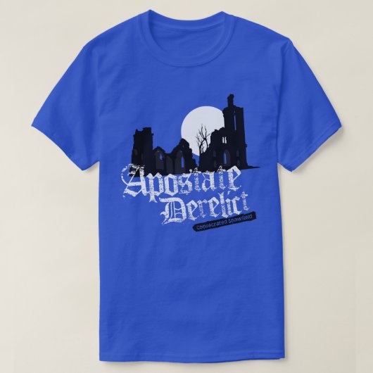 Apostaat vervallen t-shirt (Design voorkant)