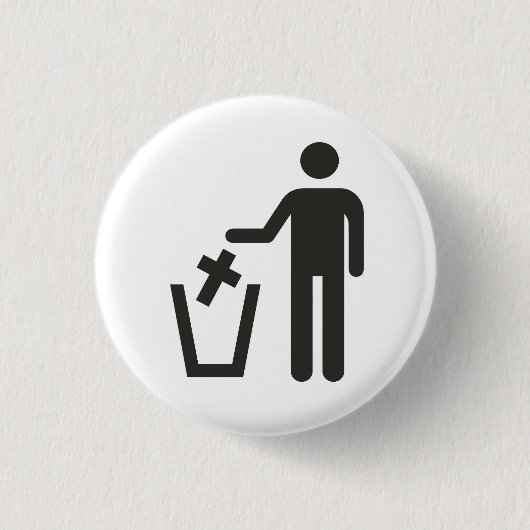 Apostasy Ronde Button 3,2 Cm (Voorkant)