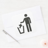 Apostasy Vierkante Sticker (Envelop)