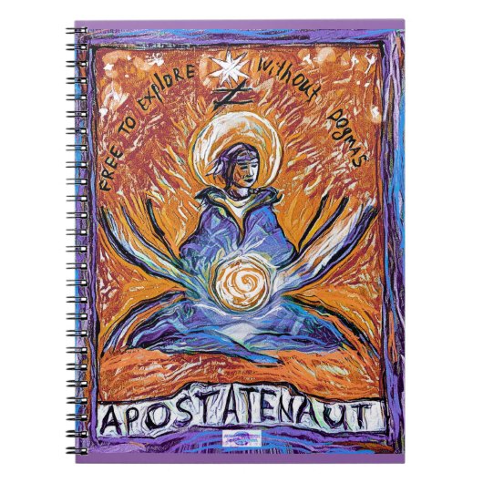 Apostatenaut - verkennen zonder dogma's notitieboek (Voorkant)