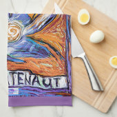 Apostatenaut - verkennen zonder dogma's theedoek (Quarter Fold)