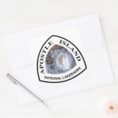 Apostel Island National Lakeshore Vierkante Sticker (Envelop)