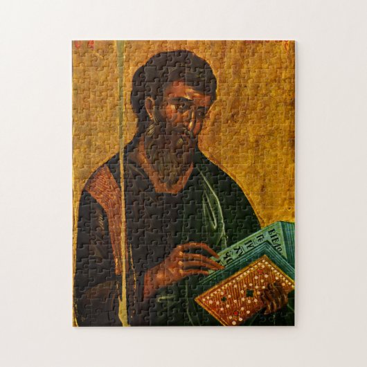 Apostel Matteüs Orthodoxe Christelijke Byzantijnse Legpuzzel (Verticaal)