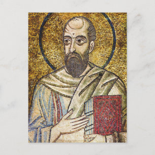 Apostel Paulus Byzantijnse mozaïek icoon Briefkaart