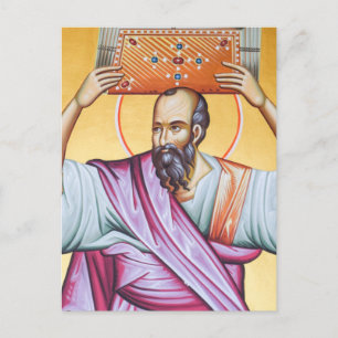 Apostel Paulus Orthodox Christelijk Icoon Briefkaart