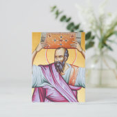 Apostel Paulus Orthodox Christelijk Icoon Briefkaart (Staand voorkant)