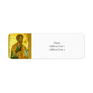 Apostel Peter Byzantijns icoon orthodox Christelij Etiket