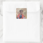 Apostel Petrus Vierkante Sticker (Tas)