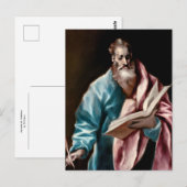 Apostel St. Mattheus door El Greco Briefkaart (Voorkant / Achterkant)