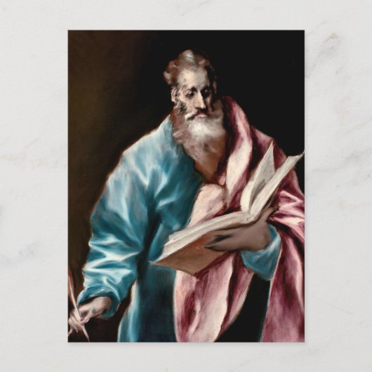 Apostel St. Mattheus door El Greco Briefkaart (Voorkant)