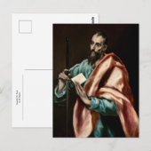 Apostel St. Paulus door El Greco Briefkaart (Voorkant / Achterkant)