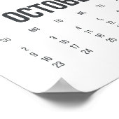 Aposteljaar kalender grote poster 2016 Japans (Hoek)