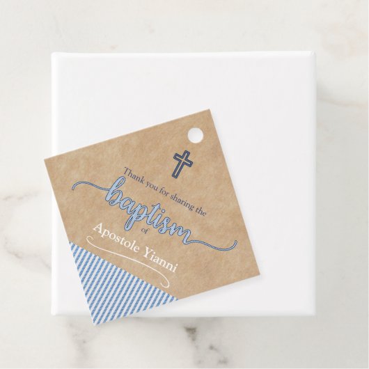 Apostle Diamond Favor Tag Bedankjes Labels (In situ)