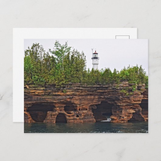 Apostle Islands - Devil's Island Lighthouse Briefkaart (Voorkant / Achterkant)