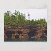 Apostle Islands - Devil's Island Lighthouse Briefkaart (Voorkant)