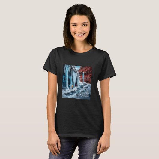 Apostle Islands IJsgrotten in Wisconsin T-shirt (Voorkant volledig)