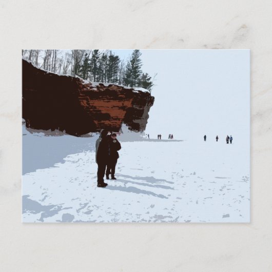 Apostle Islands National Lakeshore ICE CAVES Briefkaart (Voorkant)