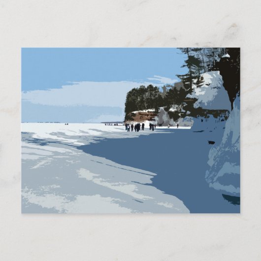 Apostle Islands National Lakeshore ICE CAVES Briefkaart (Voorkant)