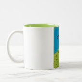 Apostle Islands National Lakeshore map Tweekleurige Koffiemok (Links)