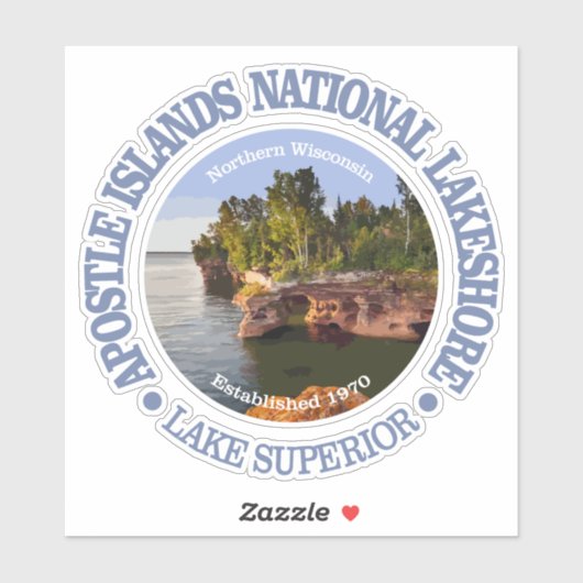 Apostle Islands National Lakeshore Sticker (Vel)