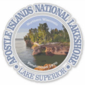 Apostle Islands National Lakeshore Sticker (Voorkant)