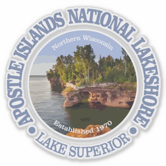 Apostle Islands National Lakeshore Sticker (Voorkant)