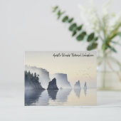 Apostle Islands National Lakeshore Waterverf Briefkaart (Staand voorkant)
